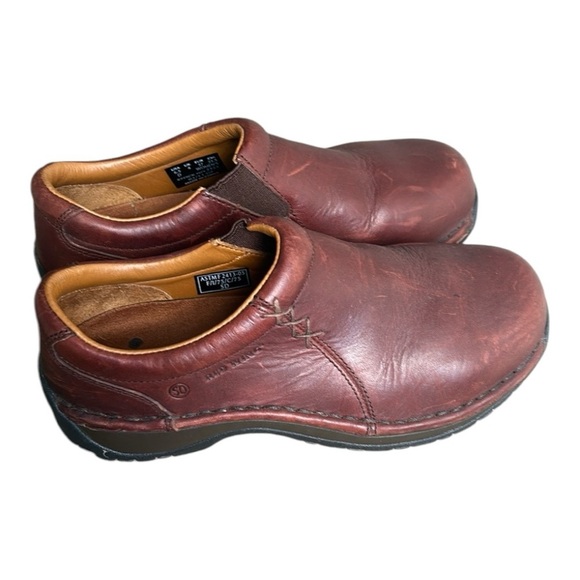 Red Wing Shoes Brown Leather Slip On Steel Toe Work Shoes Women's Size 6.5 D - Picture 1 of 14